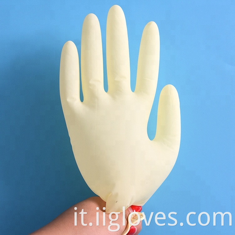 Glove in lattice di taglio di capelli traspirato senza polvere naturale